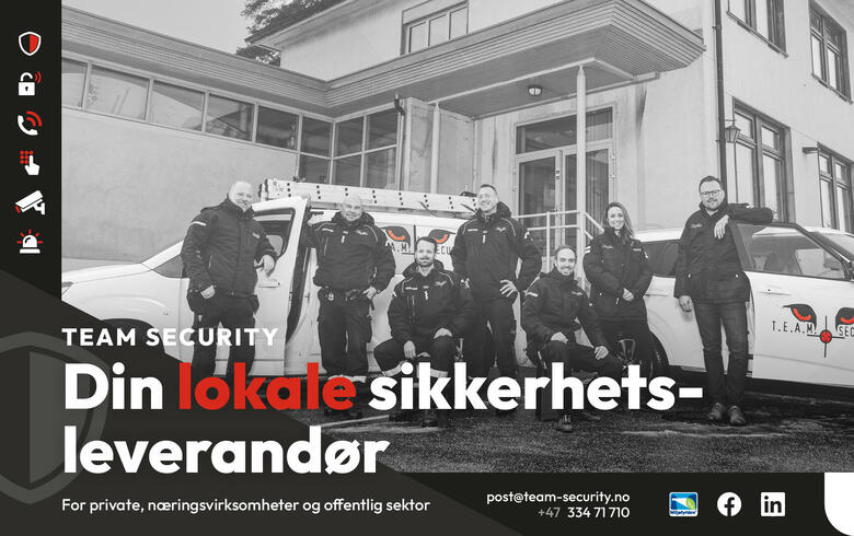 Team Security er et lokalt og trygt valg!